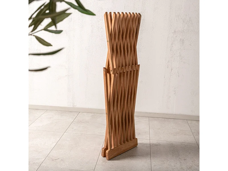 Table d'Appoint de Jardin en Teck "Ghana" 43cm Naturel