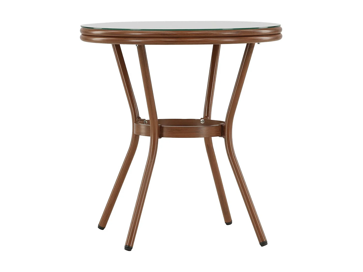 Loures café tafel Ø70 bruin.