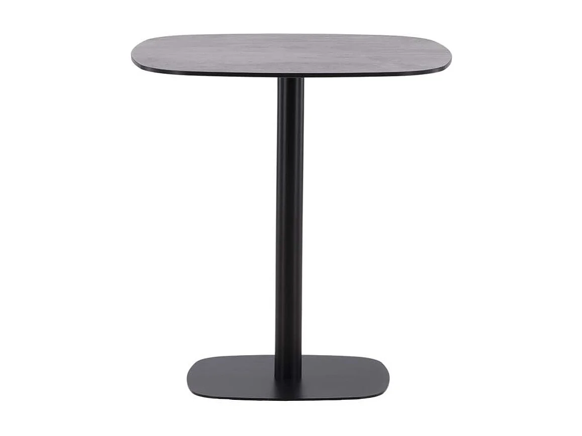 Milano Cafetisch Ø70 schwarz.