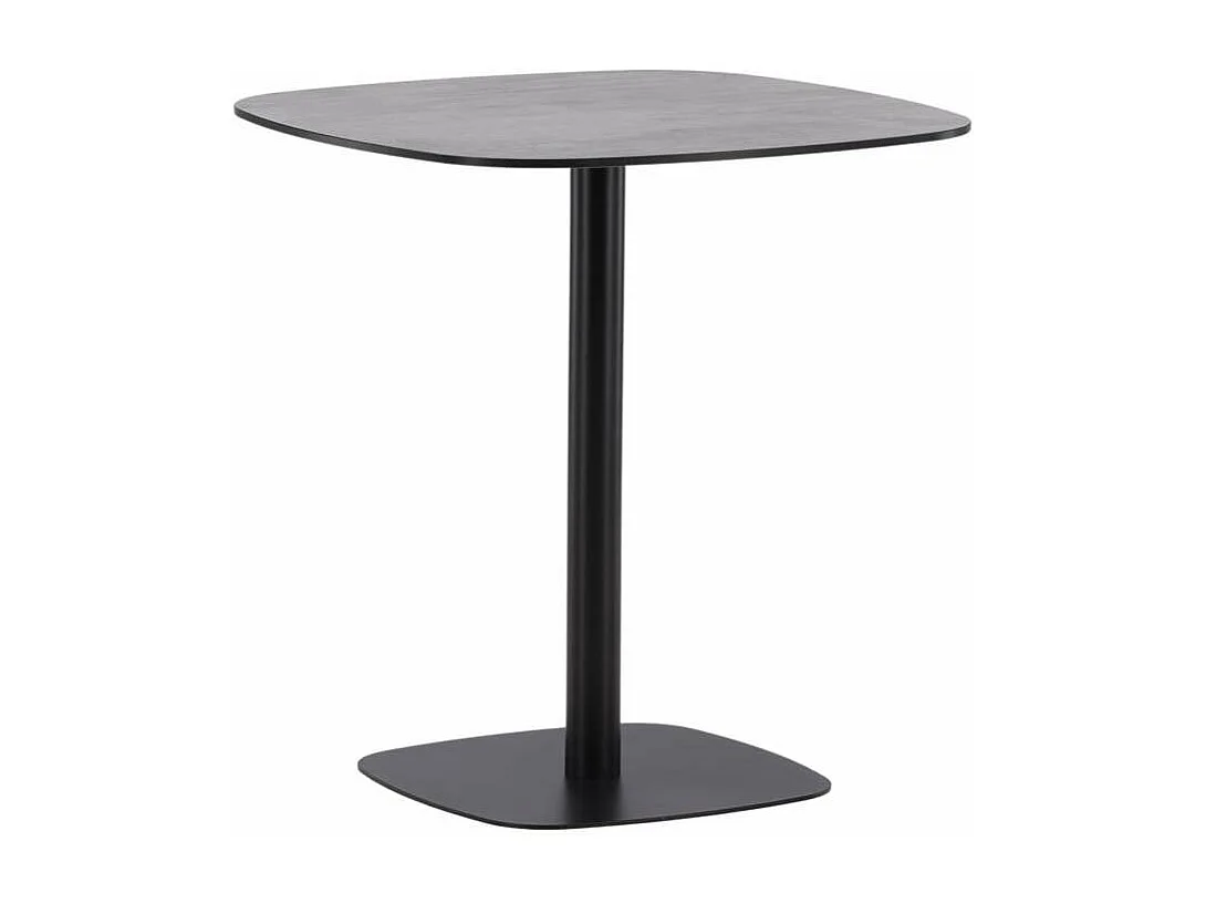 Milano Cafetisch Ø70 schwarz.