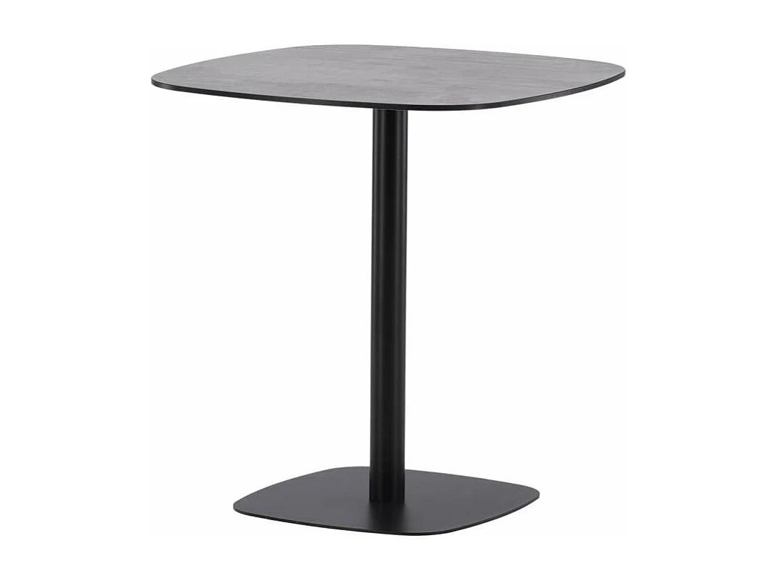 Milano Cafetisch Ø70 schwarz.