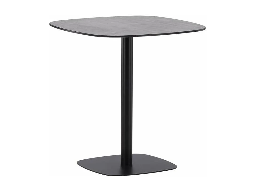 Milano Cafetisch Ø70 schwarz.