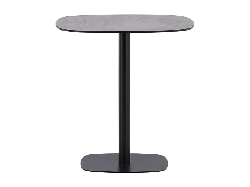 Milano café tafel Ø70 zwart.