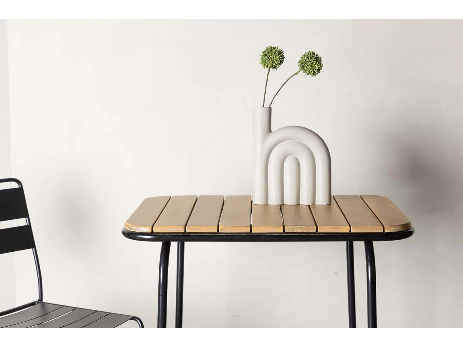 Holmbeck café tafel 88x70cm naturel.