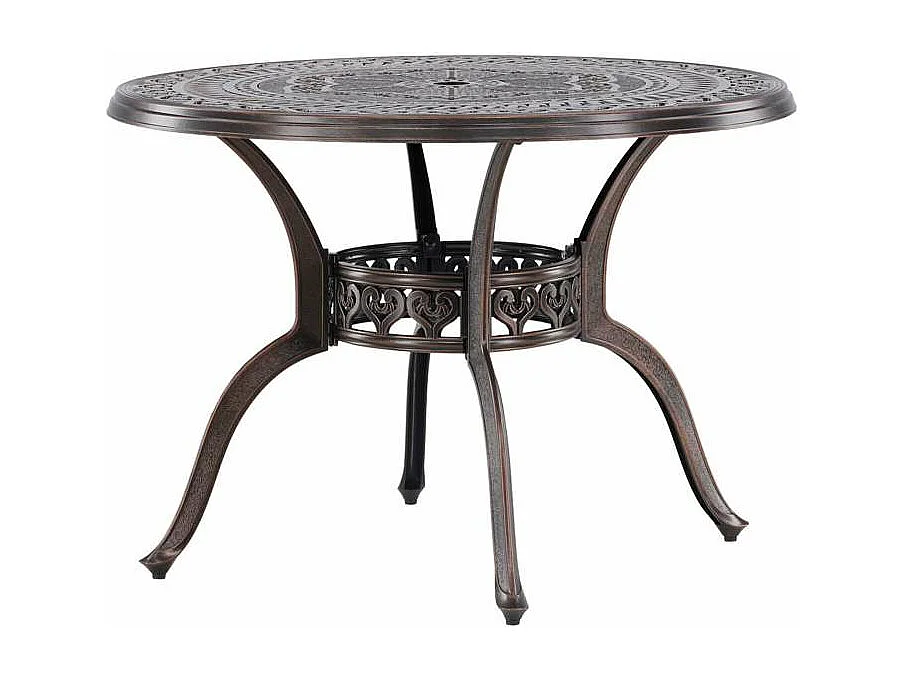 Coimbra Cafetisch Ø100 braun.