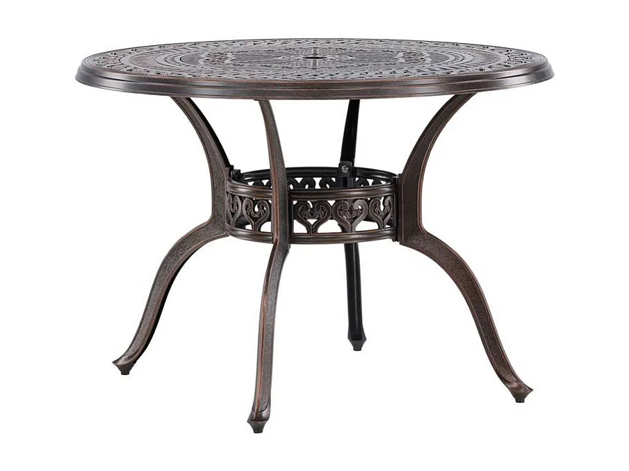 Table d'Appoint de Jardin "Coimbra" 100cm Marron