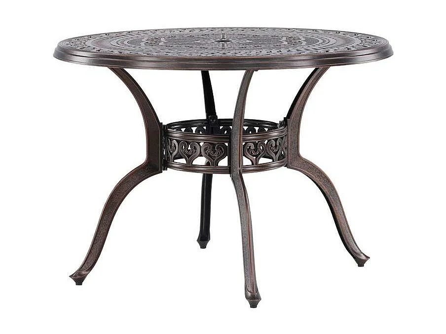 Table d'Appoint de Jardin "Coimbra" 100cm Marron