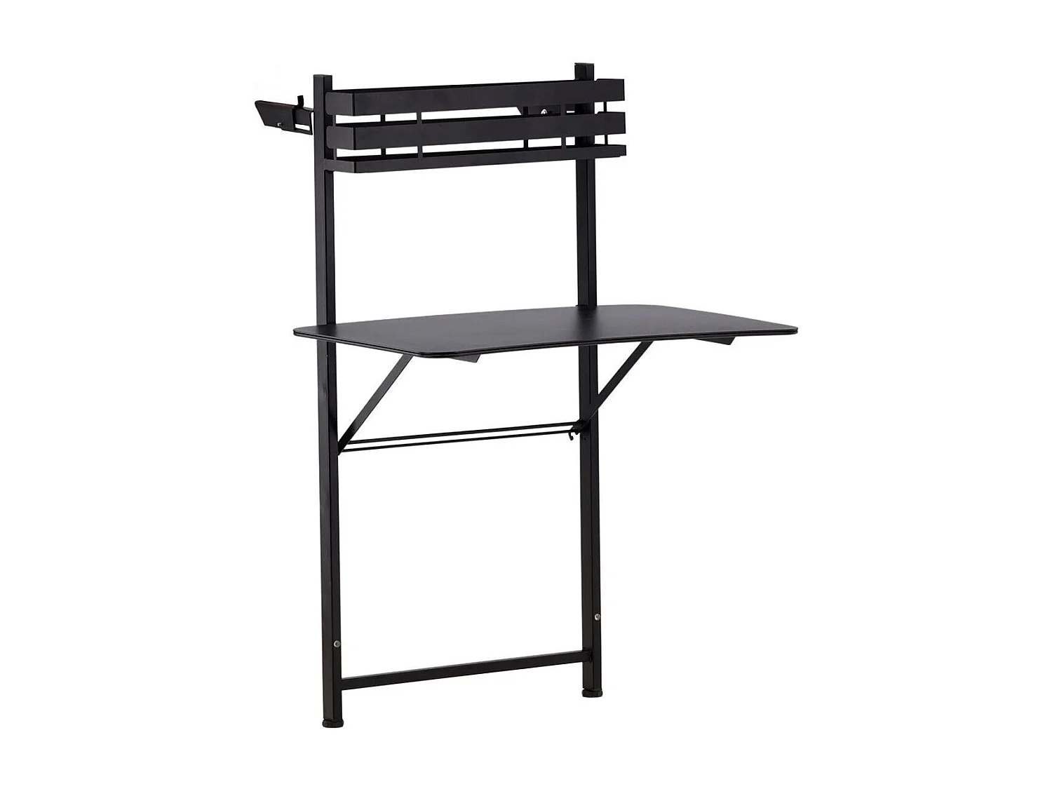 Table de Balcon en Métal "Borneo" 120cm Noir