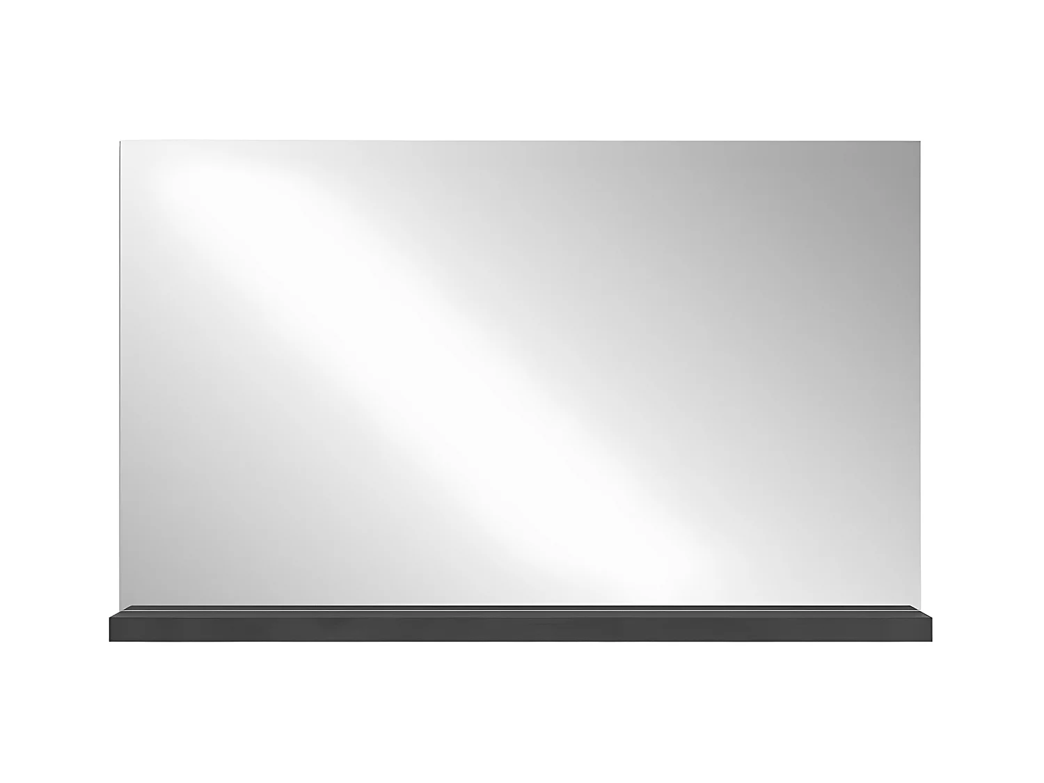 Specchio Shoelove 1 ripiano 95x59cm bianco, grigio.