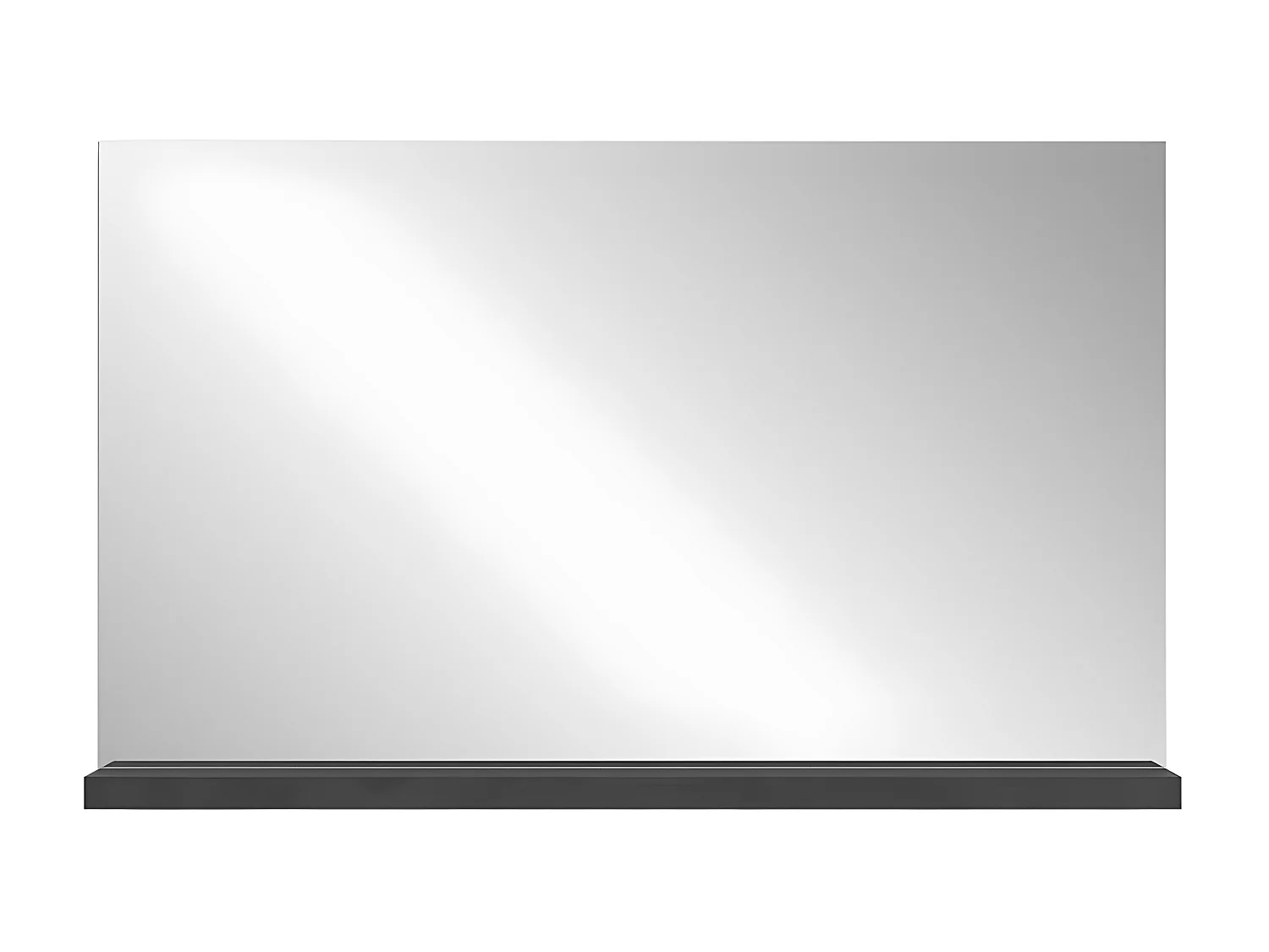 Shoelove spiegel 1 plank 95x59cm wit,grijs.