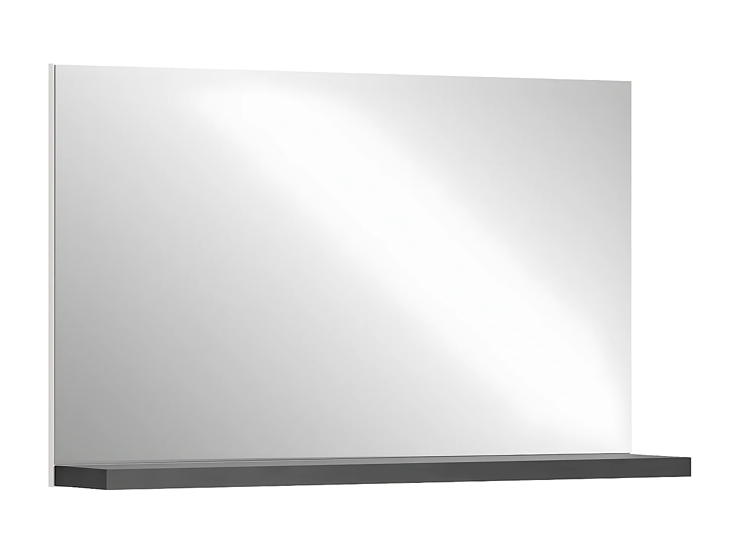 Shoelove spiegel 1 plank 95x59cm wit,grijs.