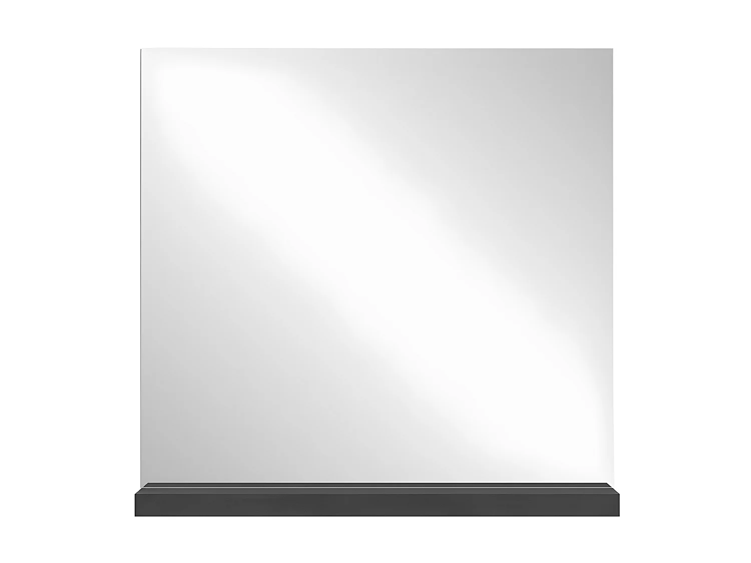 Shoelove Spiegel 1 Ablage 60x59cm weiß,grau.