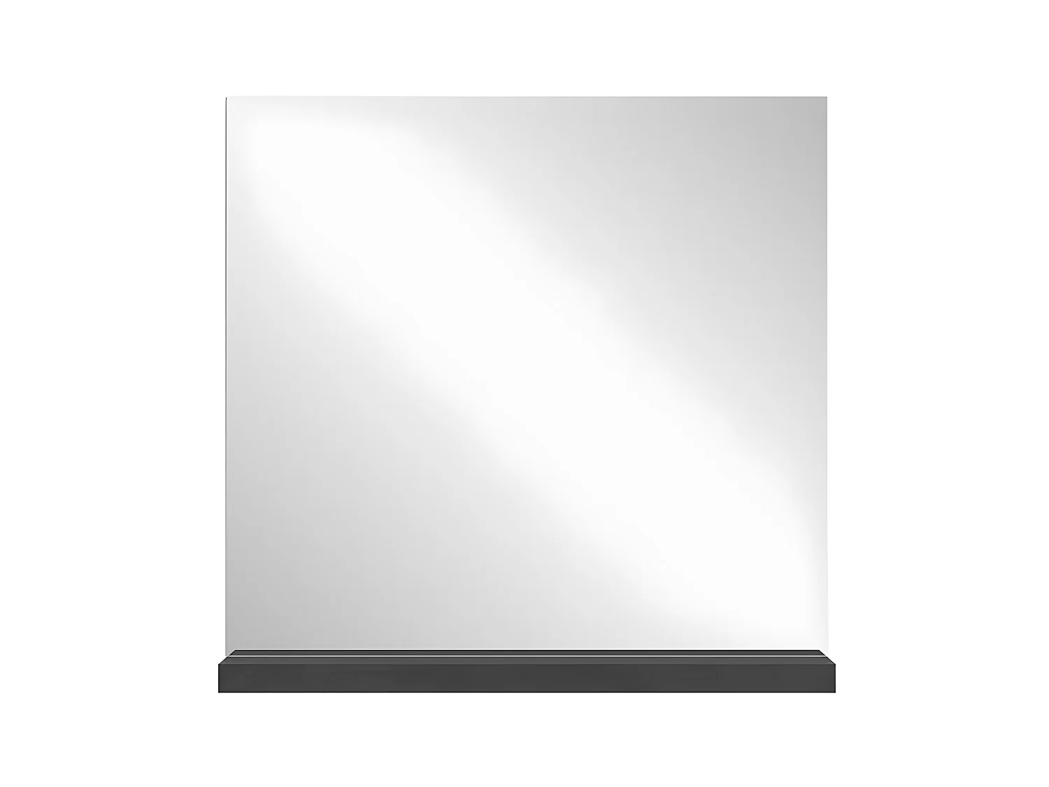 Shoelove miroir 1 tablette 60x59cm blanc,gris.