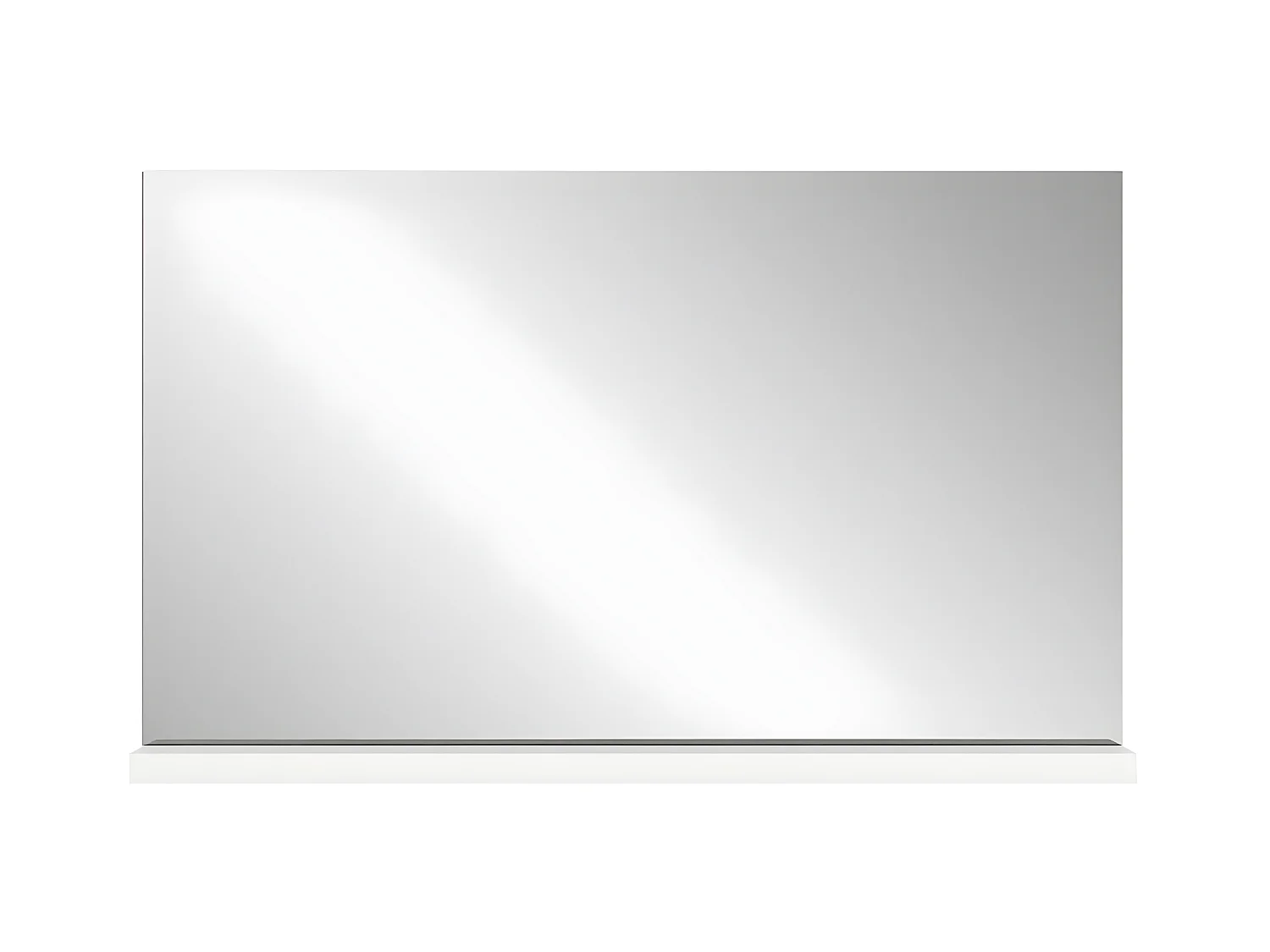 Shoelove spiegel 1 plank 95x59cm wit.