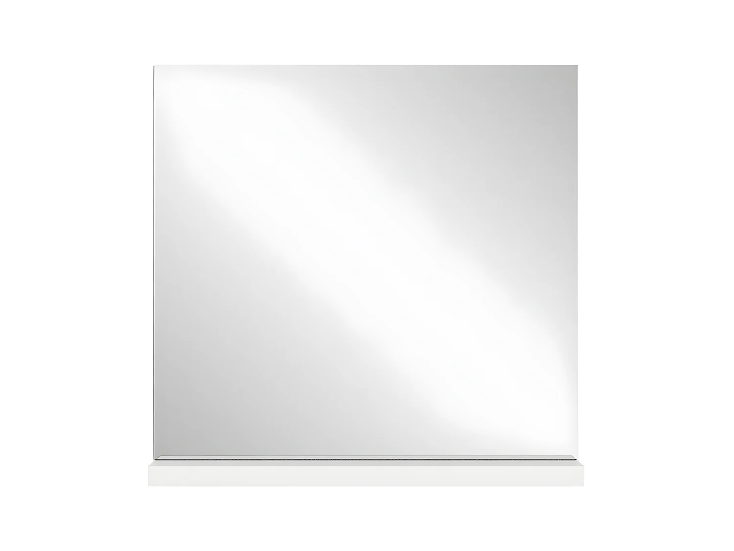 Shoelove miroir 1 tablette 60x59cm blanc.
