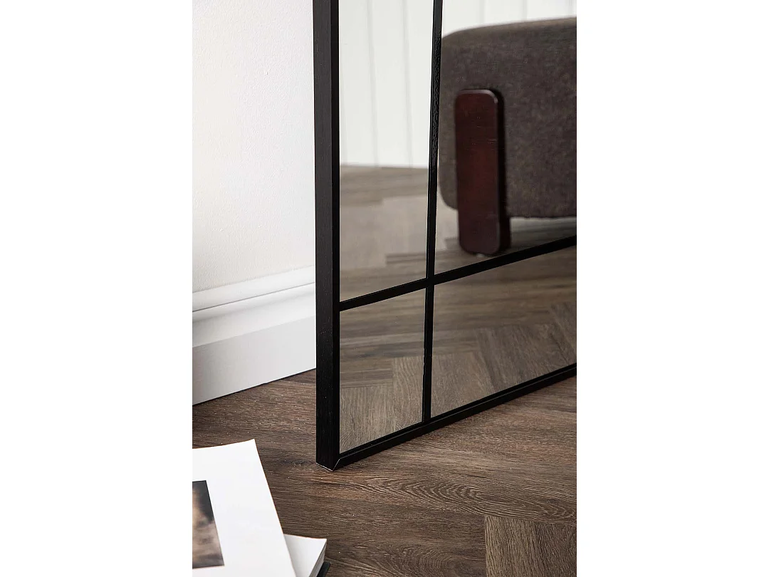 Miroir Mural Déco "Lake" 180cm Noir