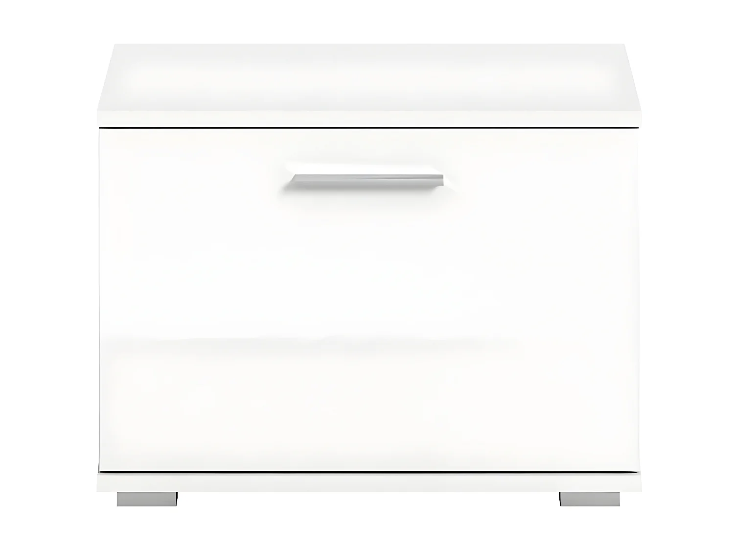 Prego banc 1 claquement de porte brillant blanc,blanc.