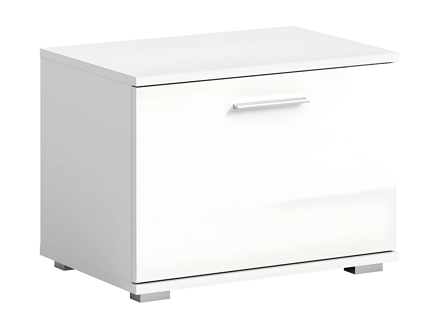 Prego banc 1 claquement de porte brillant blanc,blanc.