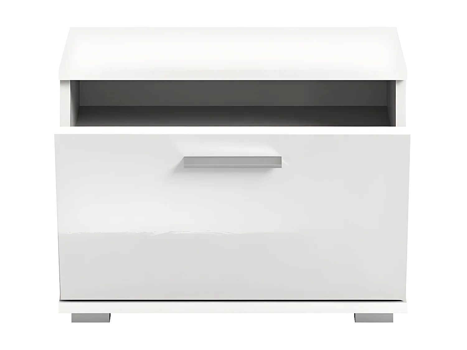 Prego banc 1 claquement de porte brillant blanc,blanc.