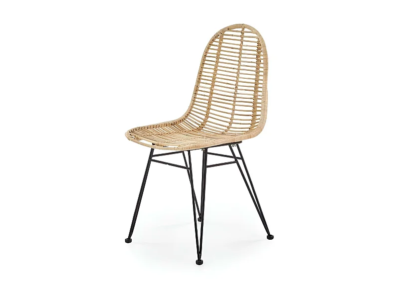 Chaise K337/Rotin/Beige