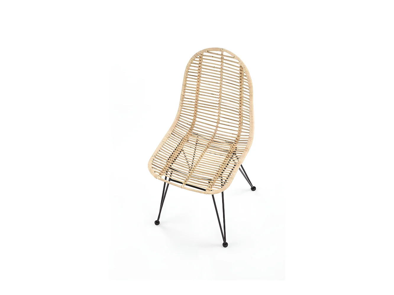 Stuhl K337/Rattan/Beige