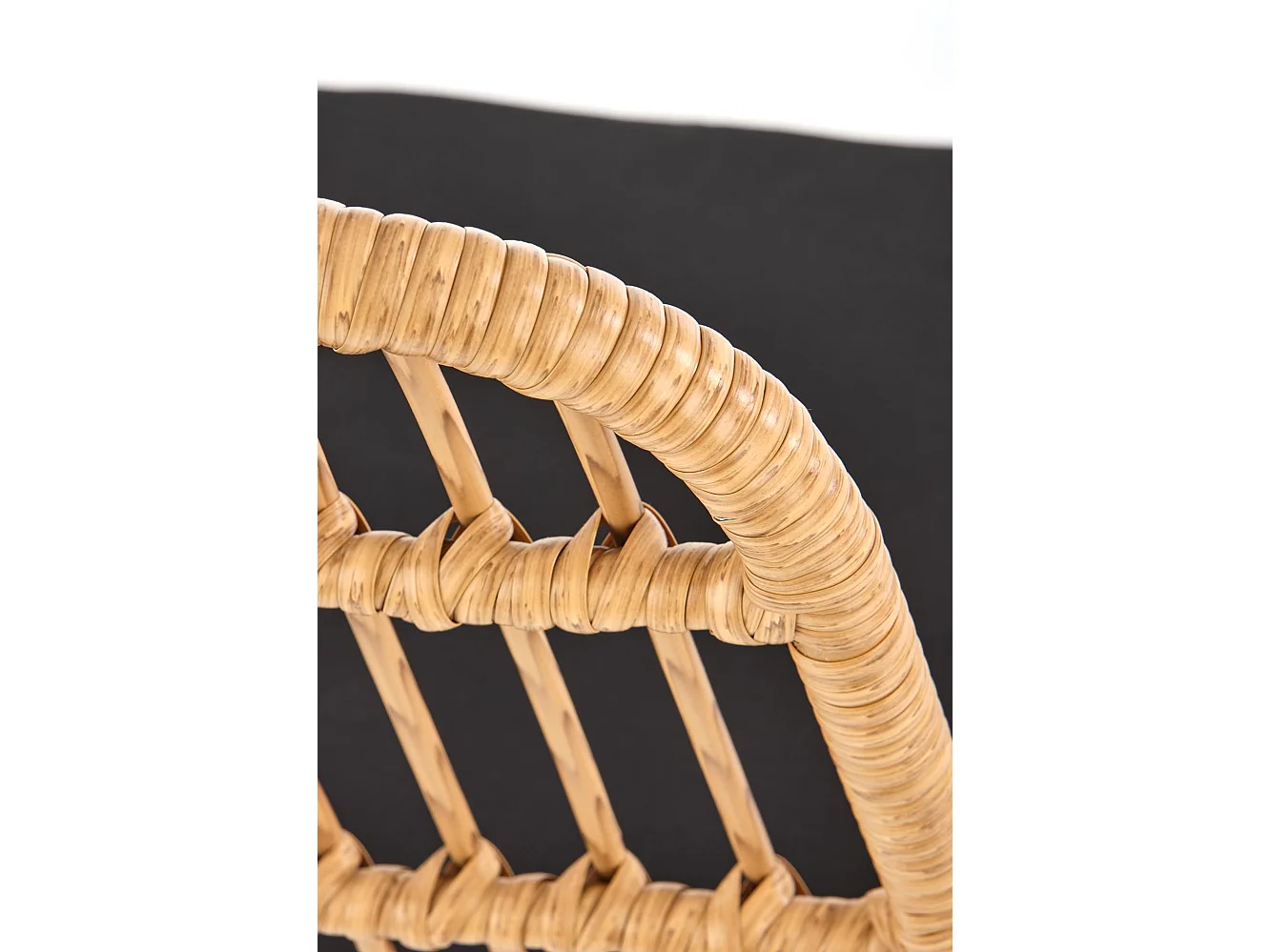 Chaise d'extérieur en rotin synthétique 47 x 43 cm