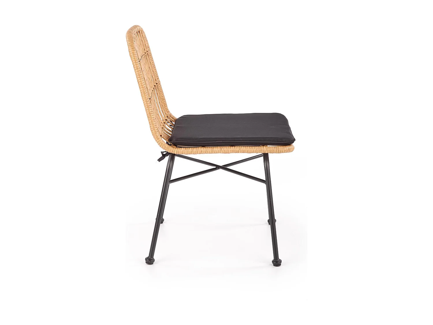 Chaise d'extérieur en rotin synthétique 47 x 43 cm