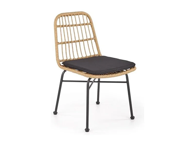 47x43 cm Gartenstuhl aus synthetischem Rattan