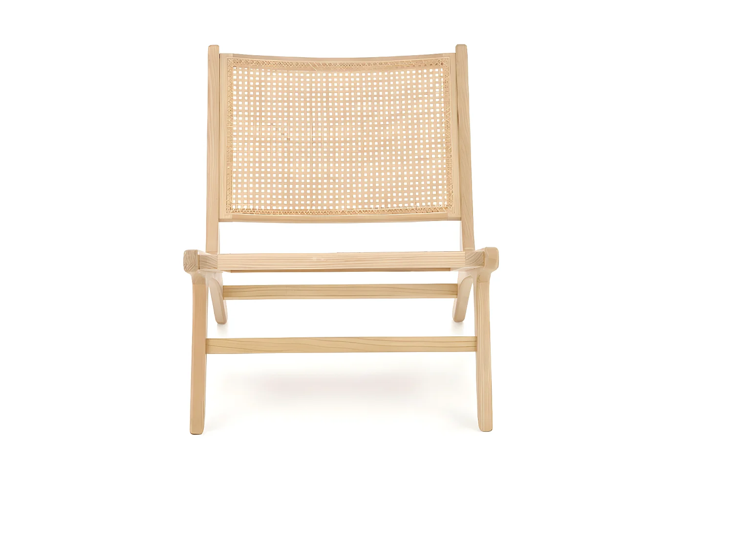 Chaise Foden/Rotin&Bois/Beige