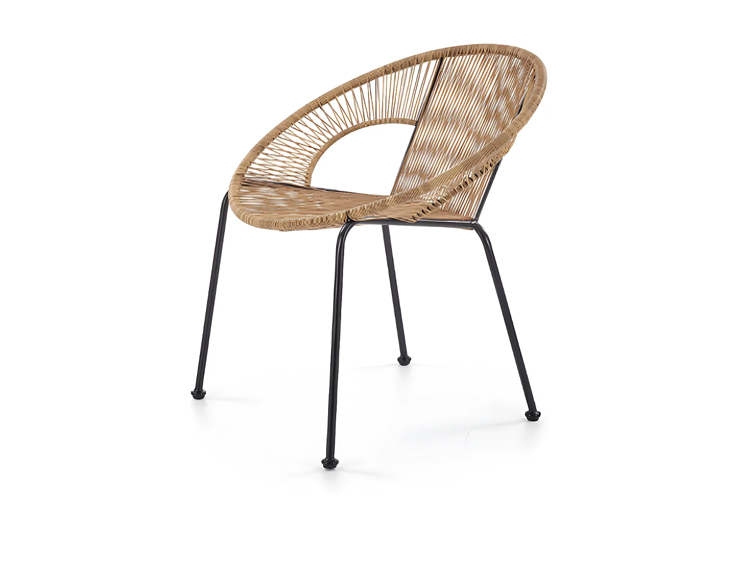 Sedia Bari/Rattan/Marrone