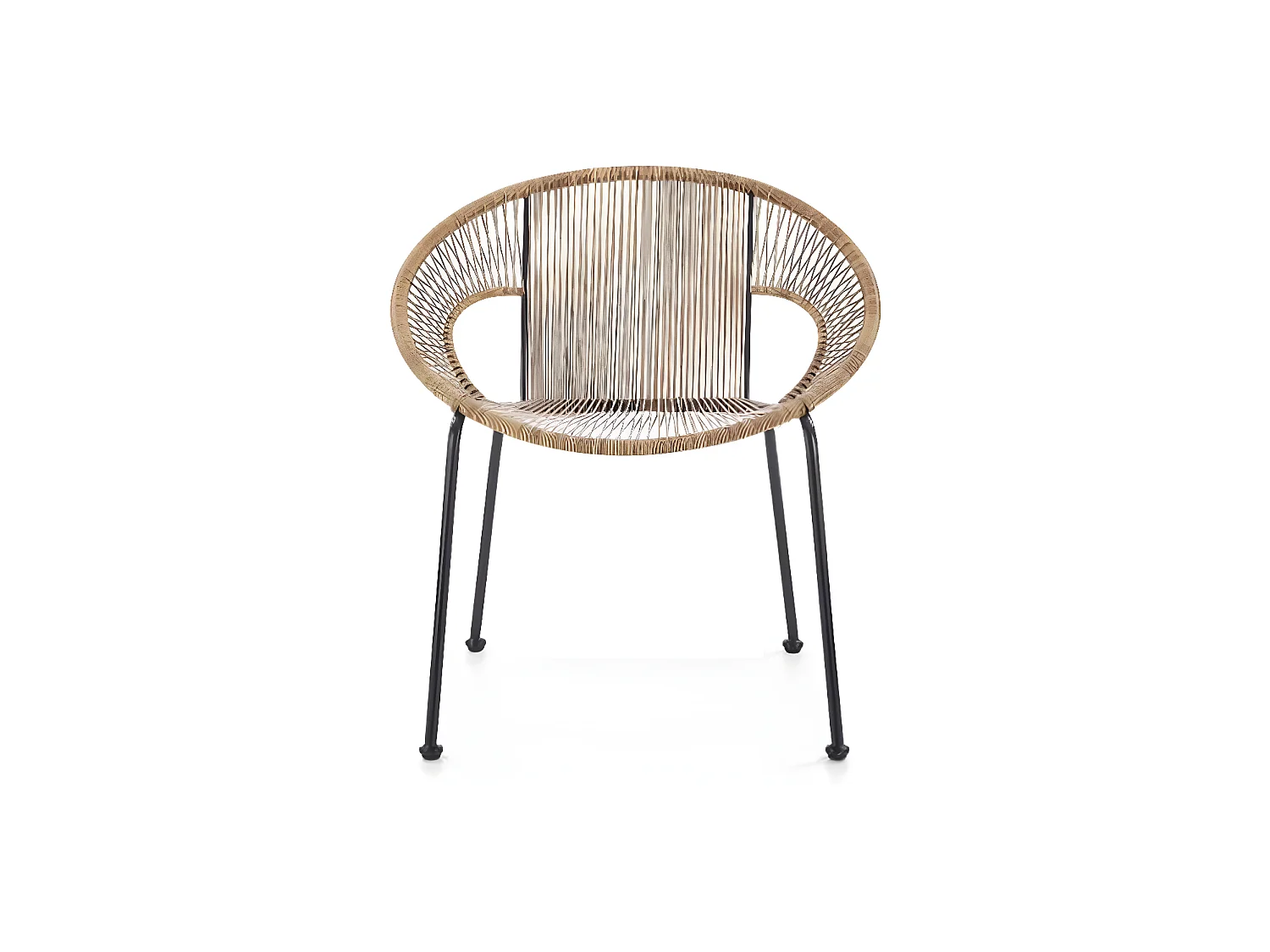 Sedia Bari/Rattan/Marrone