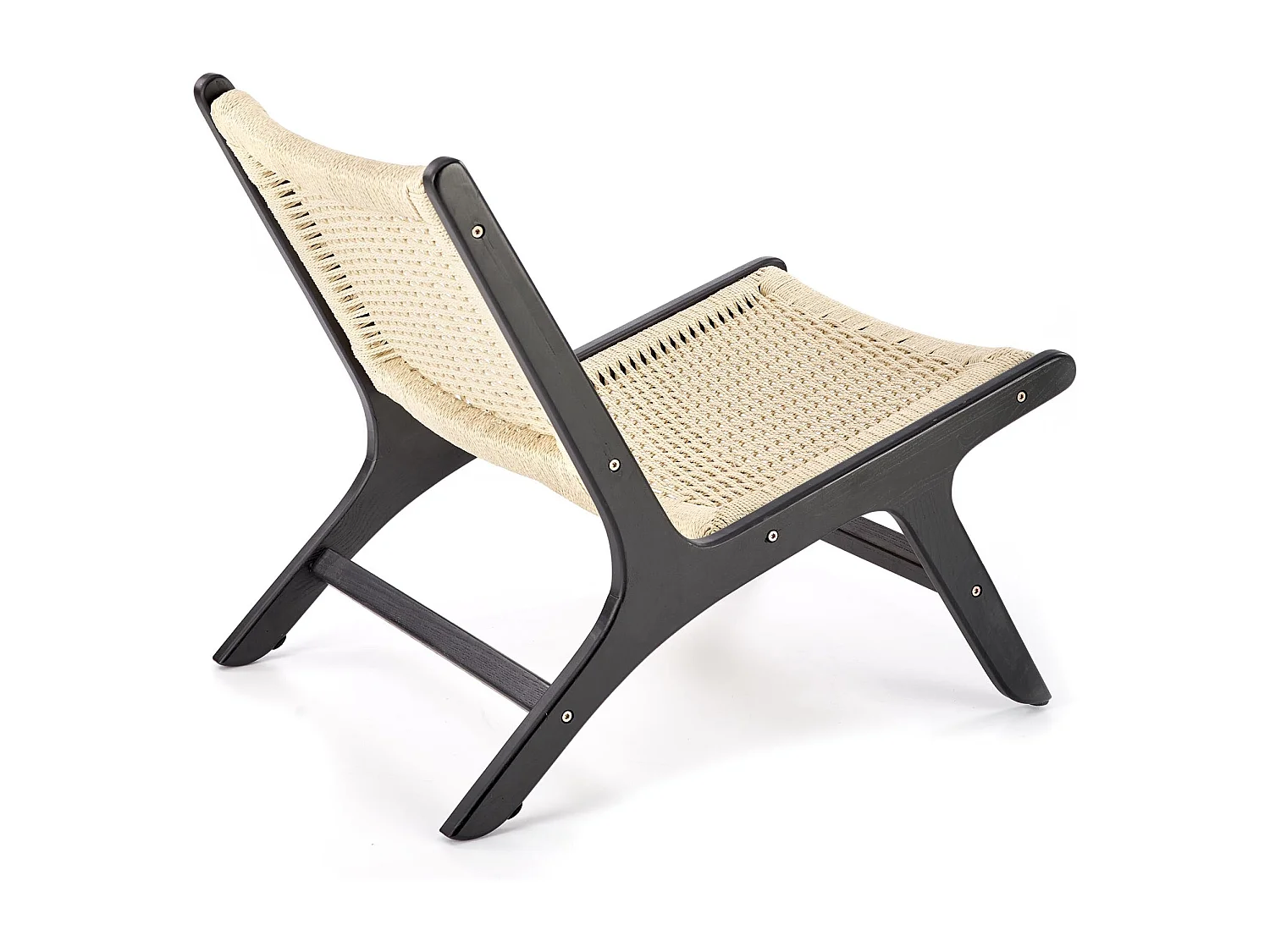 Fotel FODEN czarny/naturalny