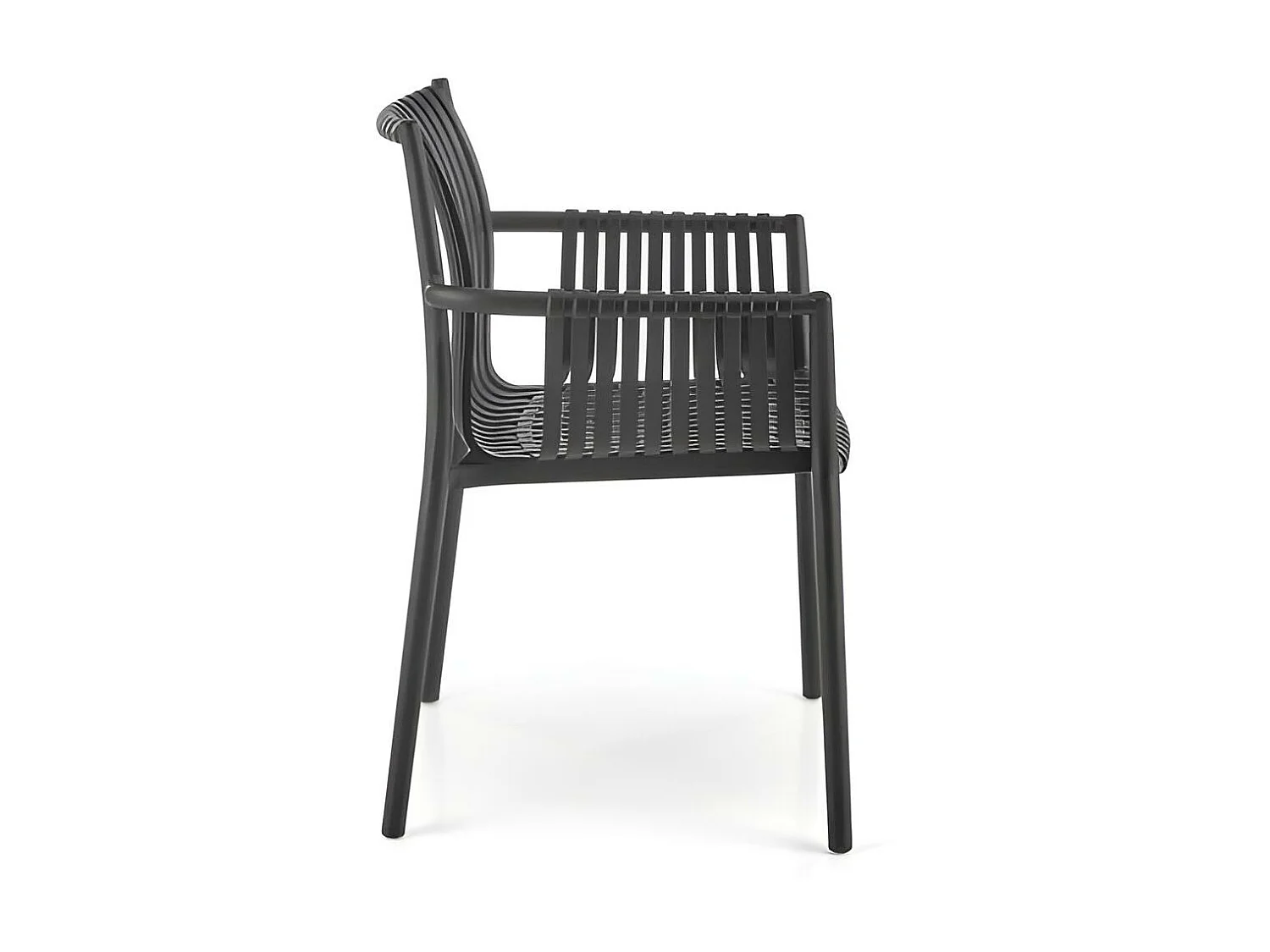 Stuhl K492/Polypropylen/Schwarz