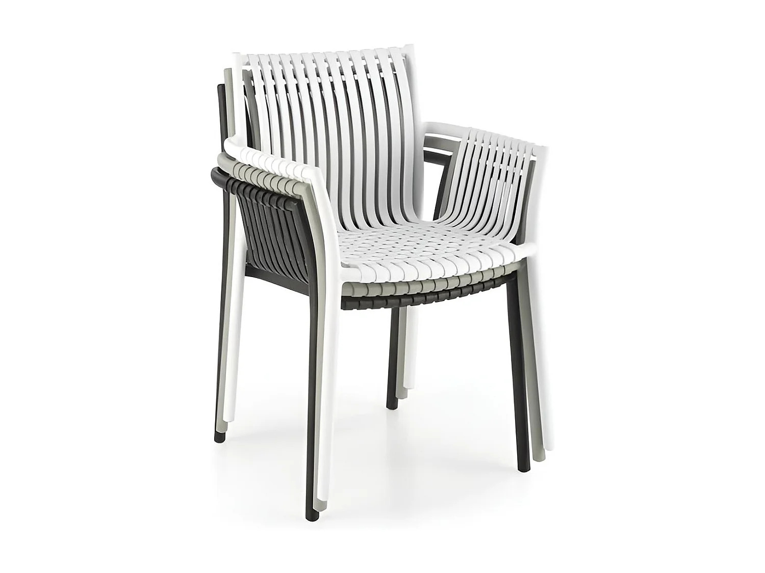 Sedia K492/Polipropilene/Nero