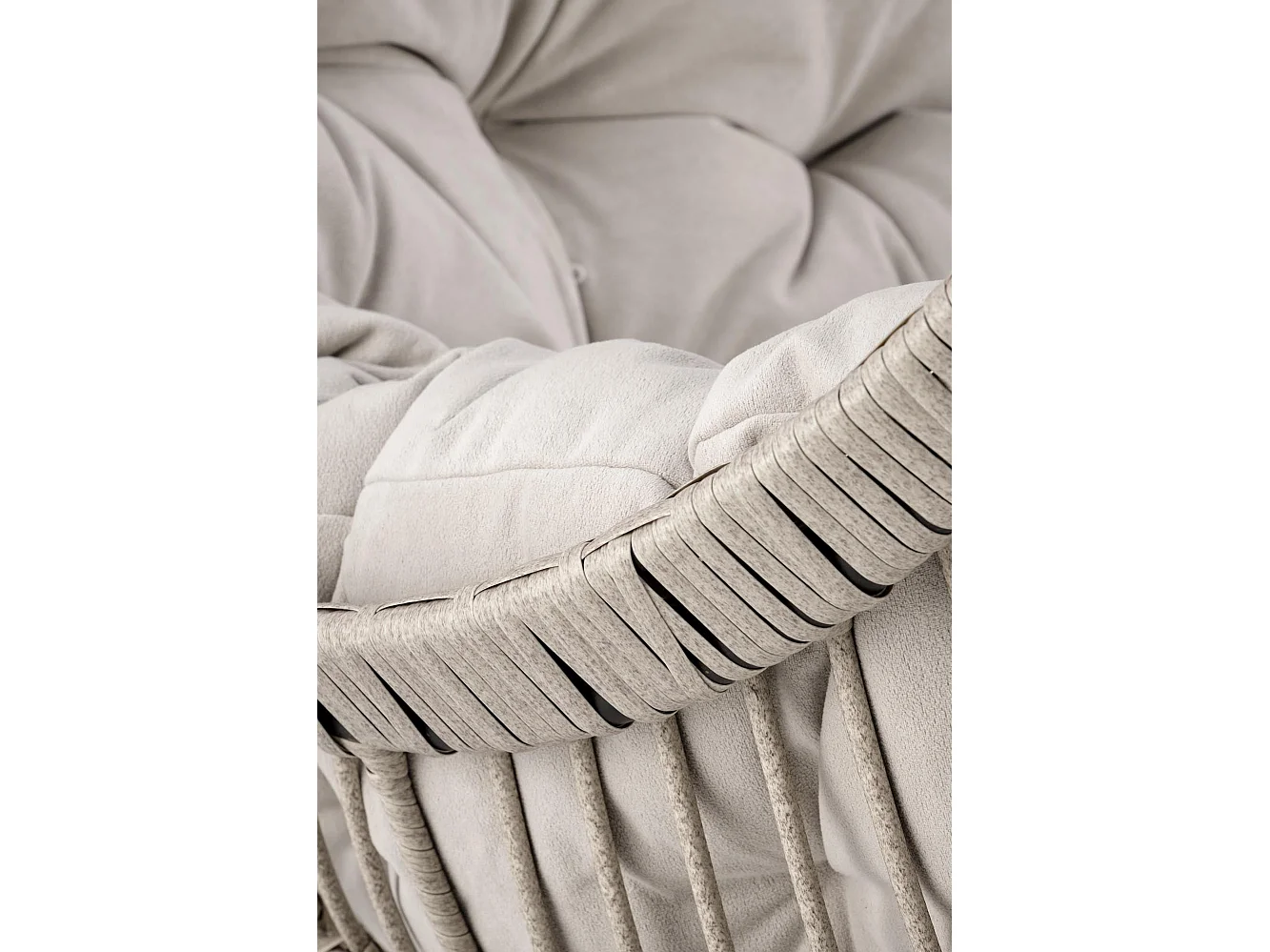 85x60 cm Gartensessel aus synthetischem Rattan