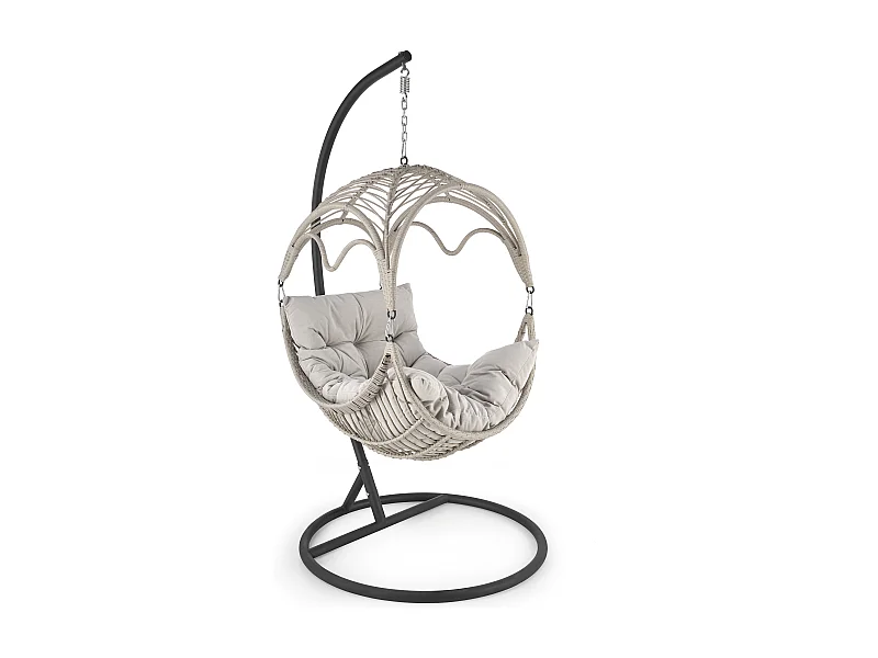 Poltrona da giardino in rattan sintetico 85x60 cm