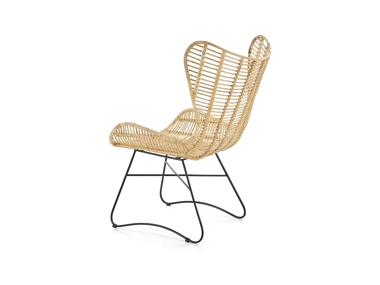 Poltrona relax Indiana/Rattan/Beige