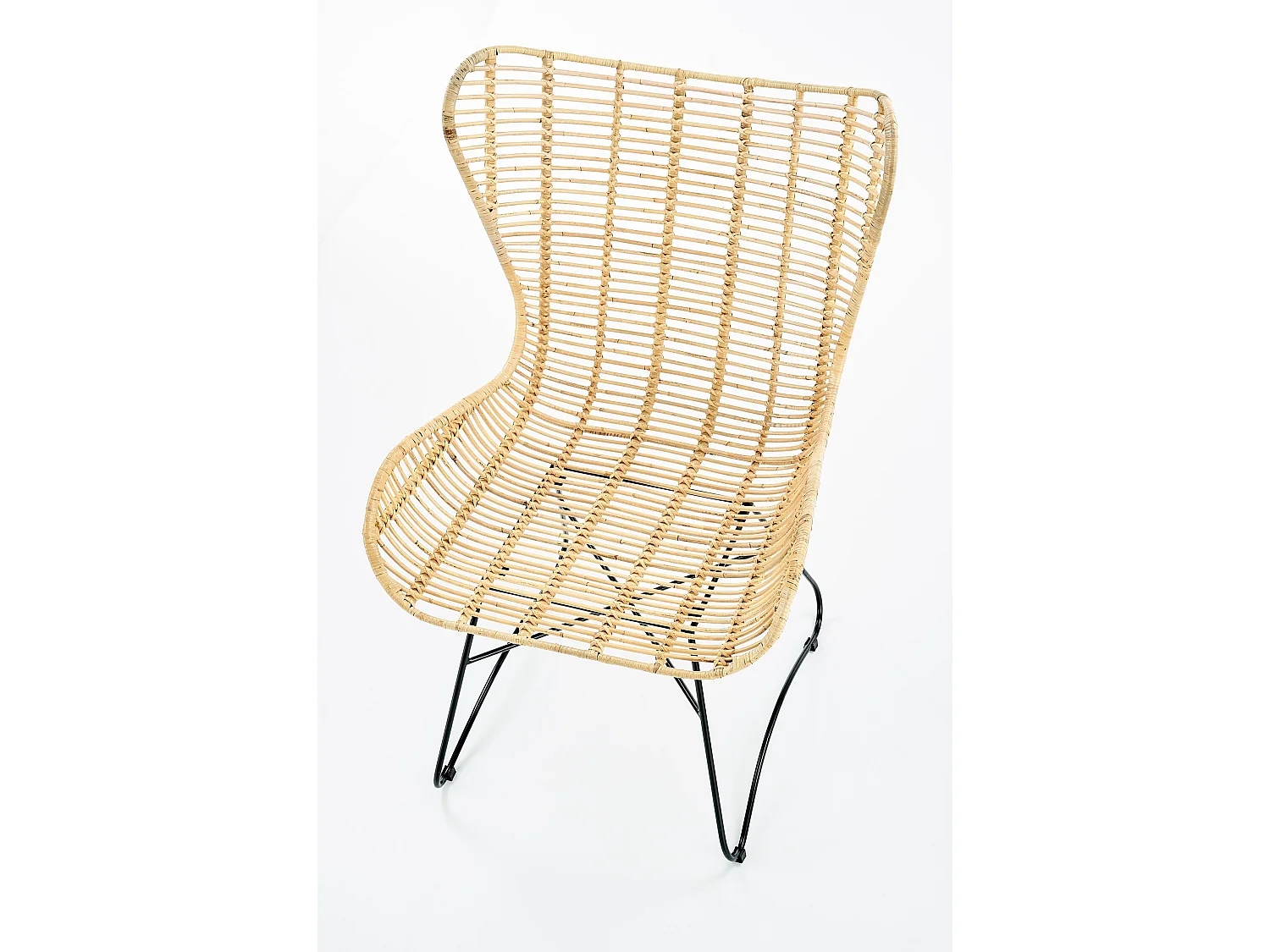 Cadeira de vime para exterior 69x46 cm