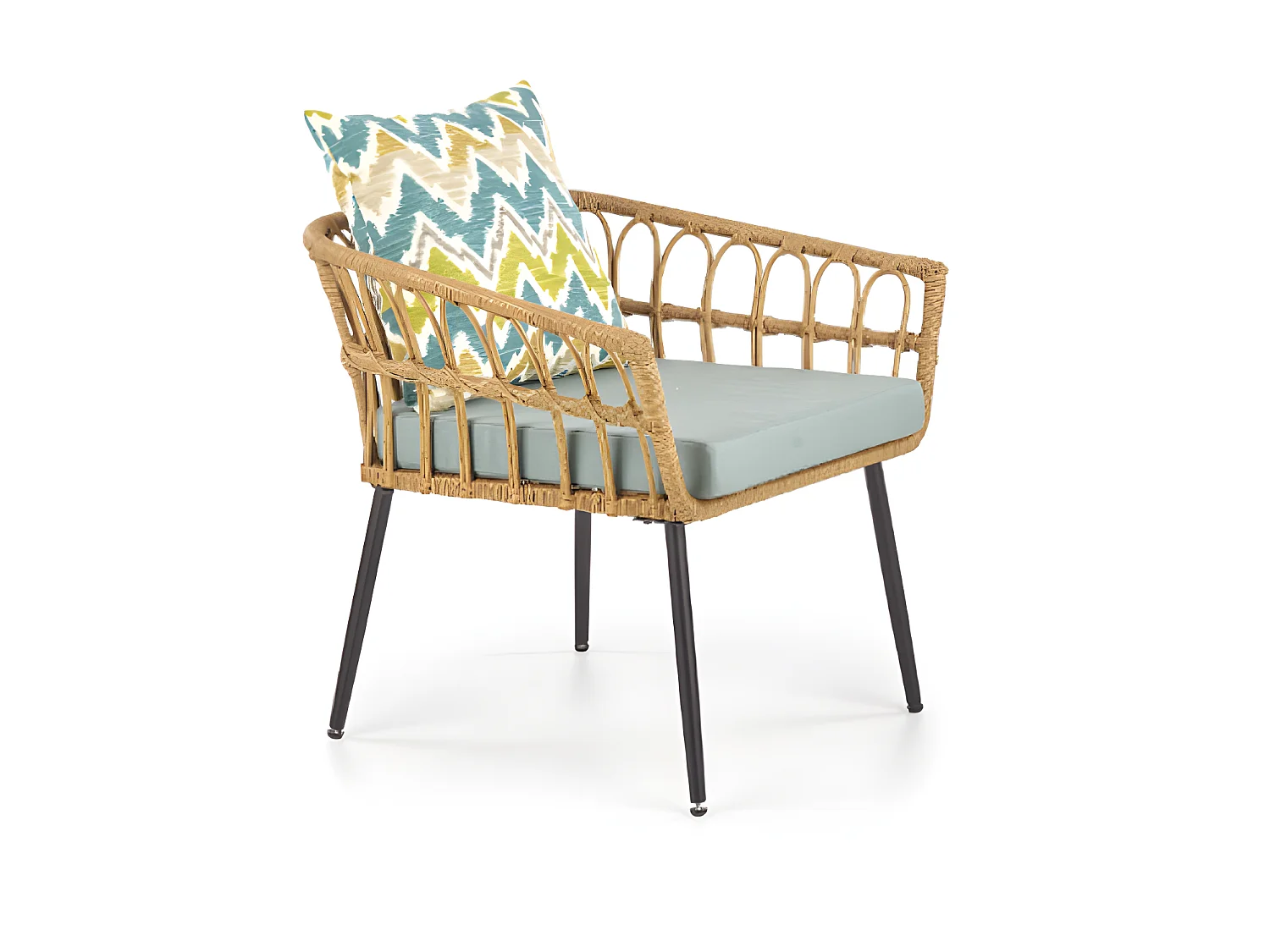 Stuhl Gardena/Rattan/Beige