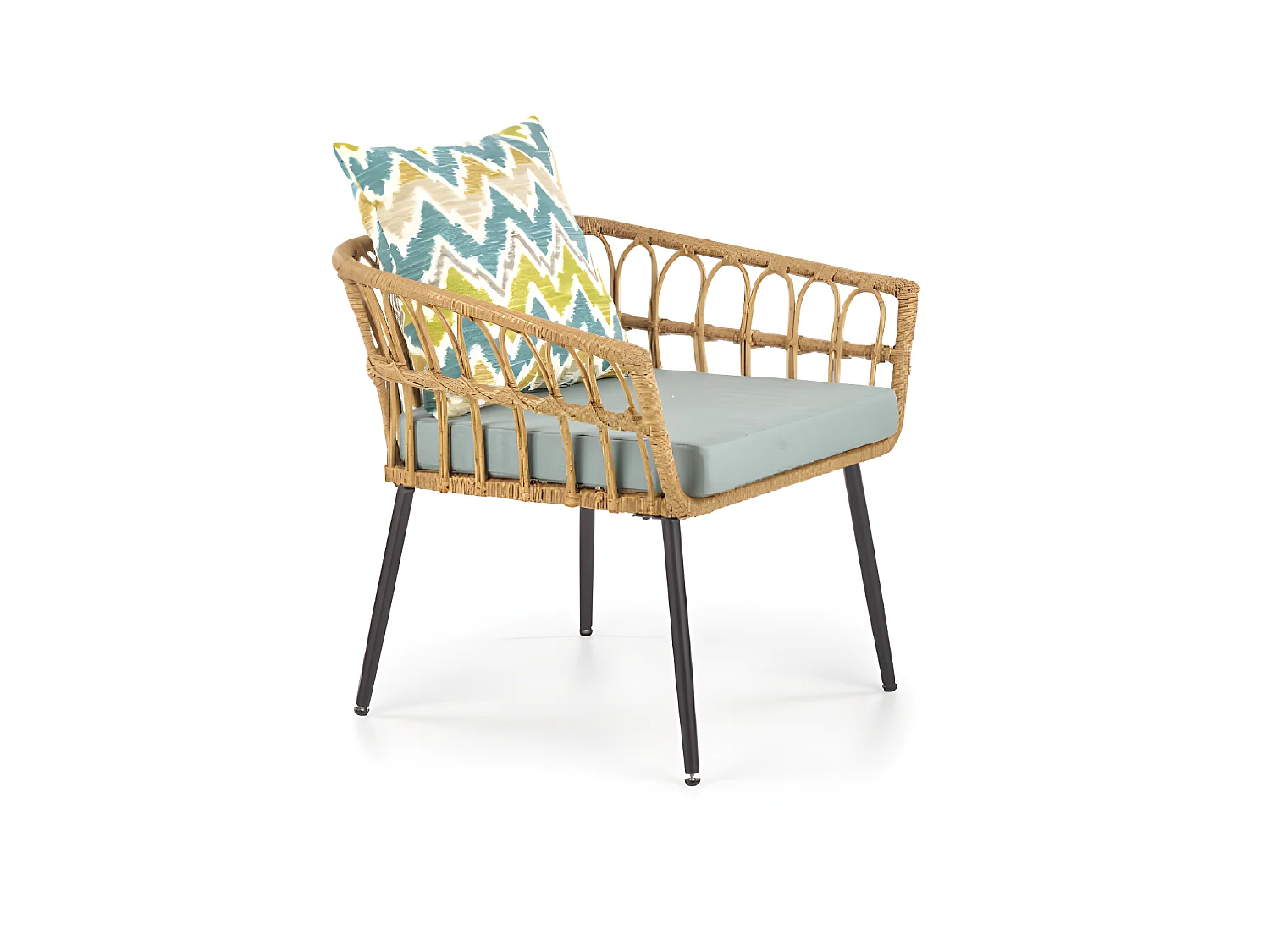 Sedia Gardena/Rattan/Beige