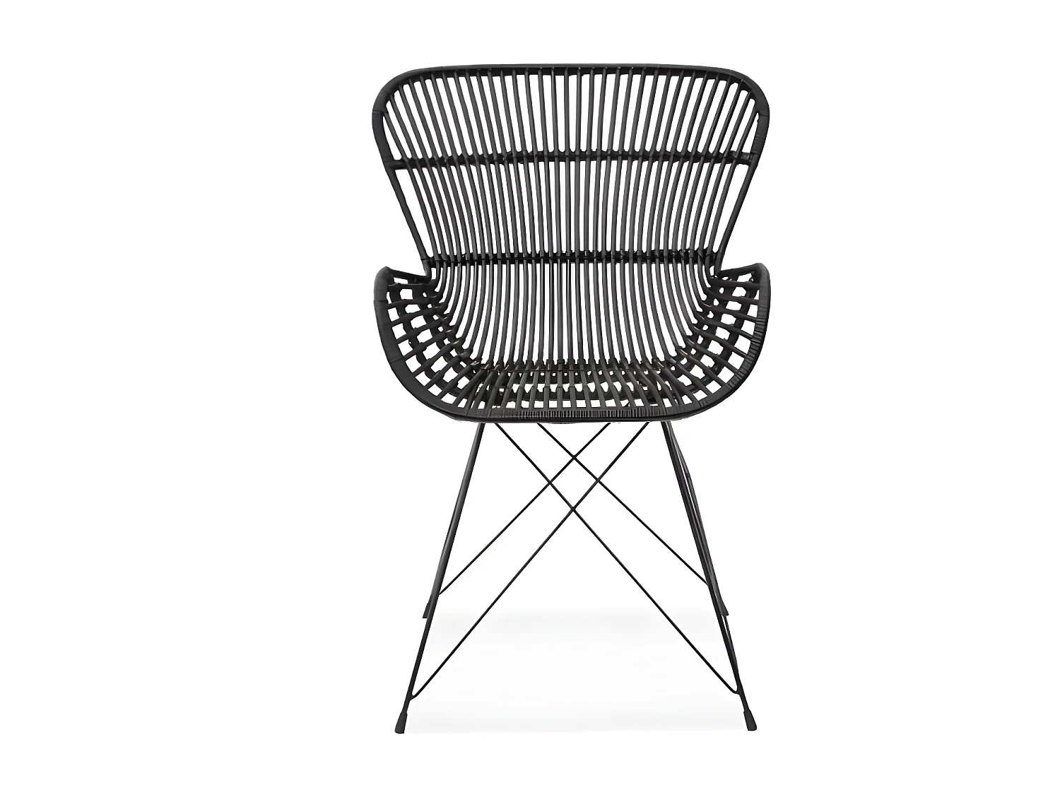 Sedia a conchiglia B335/Nero