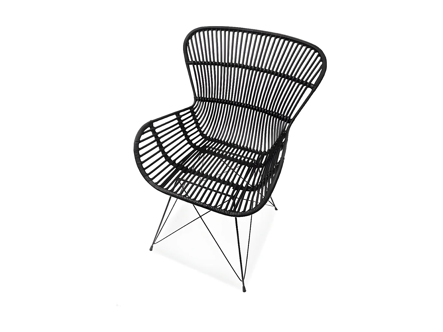 Sedia a conchiglia B335/Nero