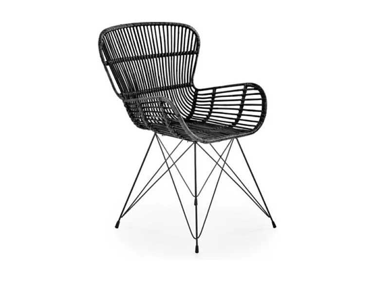 Sedia a conchiglia B335/Nero