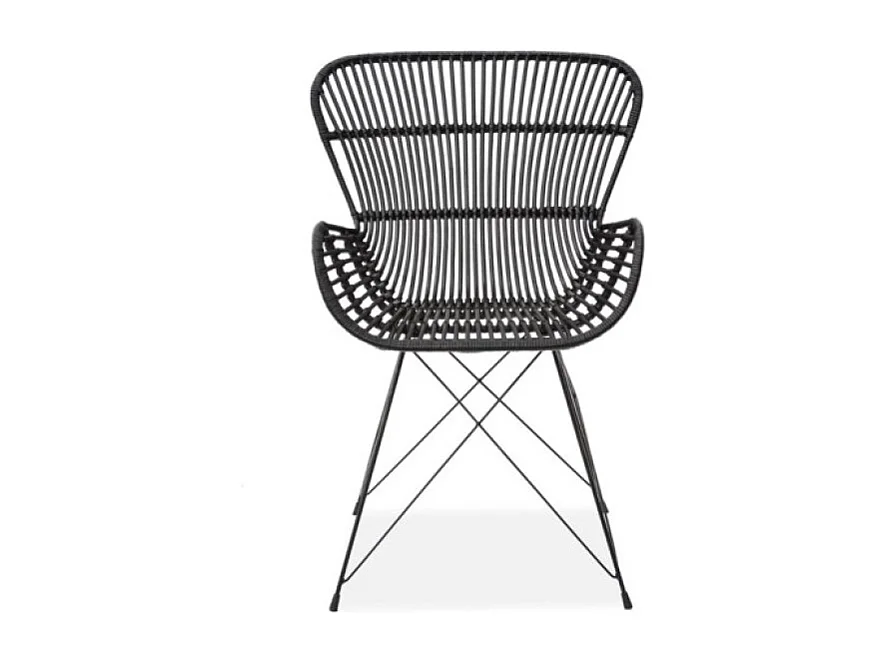 Sedia a conchiglia B335/Nero