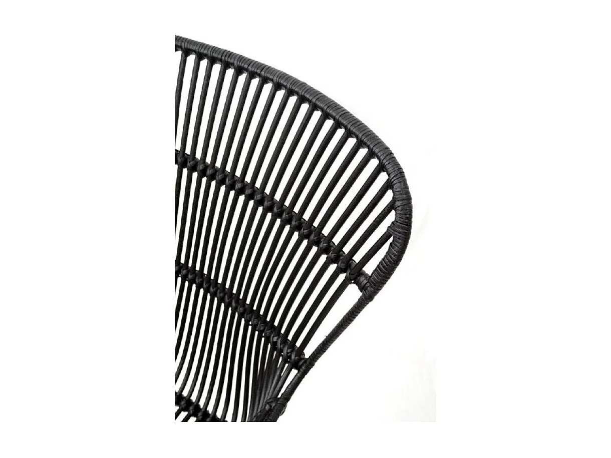 Sedia a conchiglia B335/Nero