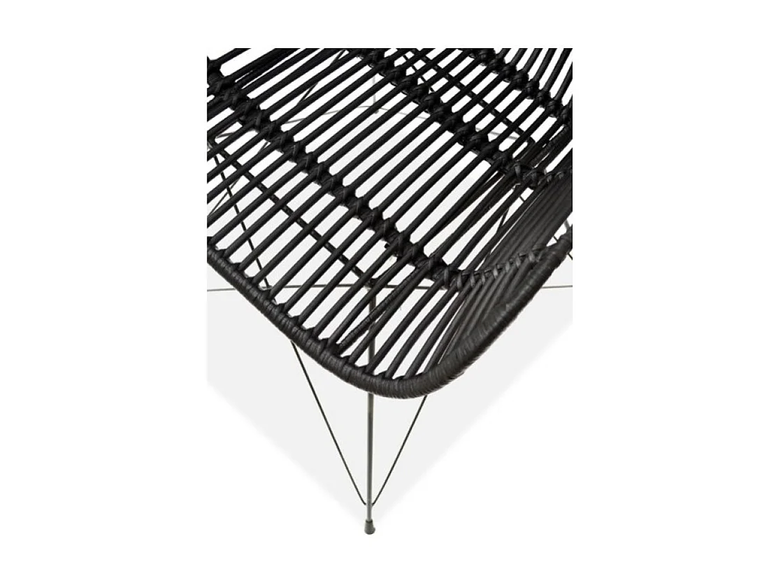 Sedia a conchiglia B335/Nero