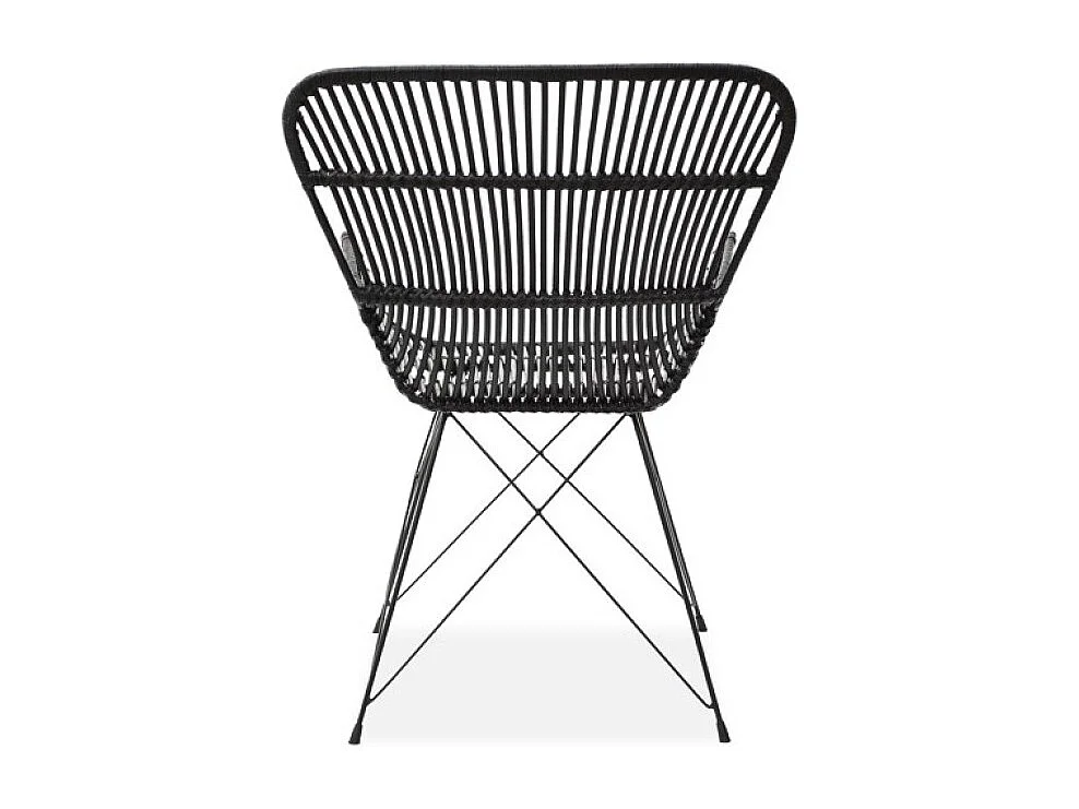 Sedia a conchiglia B335/Nero