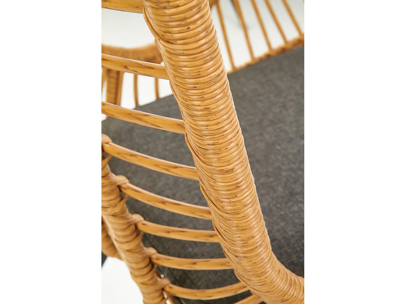 Synthetische rotin buitenligstoel 69x42 cm