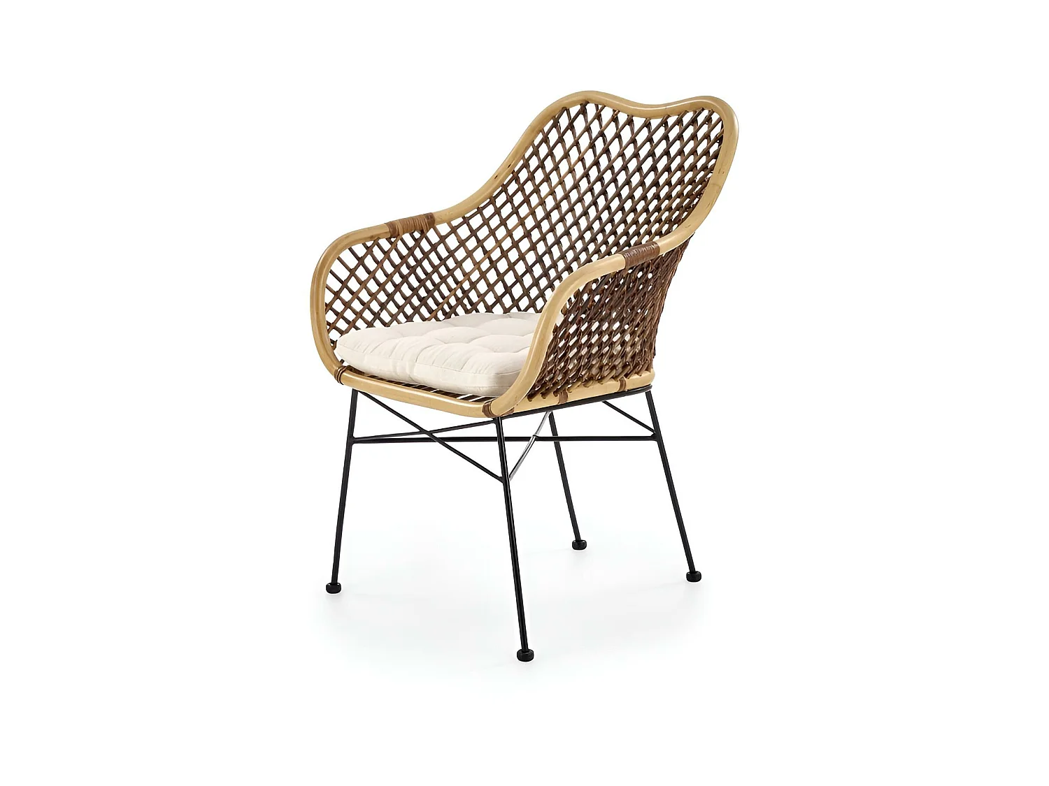 Sedia Relax K336/Rattan/Beige&Braun