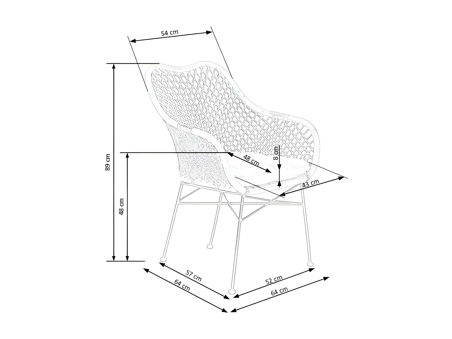 Relax Sessel K336/Rattan/Beige&Braun